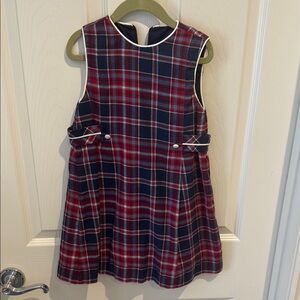 Bella Bliss A-Line Pleated Plaid Dress - Size 5